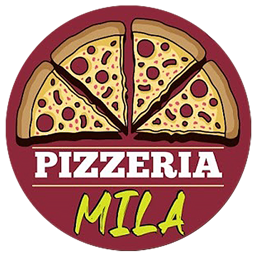Pizzeria Mila logo.